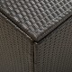 Sonata Градински сандък за съхранение, полиратан, 180x90x75 см, кафяв