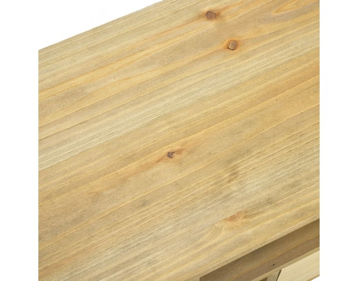 Sonata ТВ шкаф, дърворезба, кафяв, 120x30x42 см, дърво