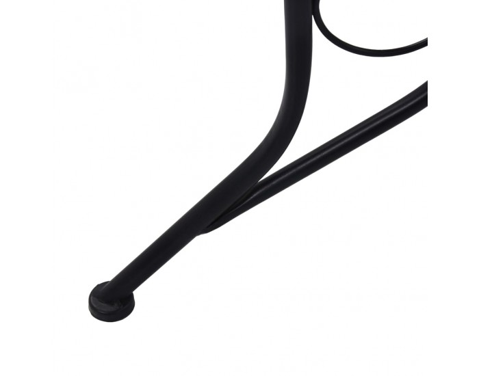 Sonata Мозаечна бистро маса, сива, 61 см, керамика