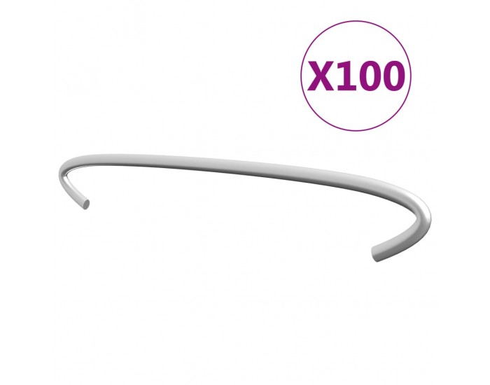 Sonata Куки за габиони, 100 бр, поцинкована стомана, 20 см Sonata Куки за габиони, 100 бр, поцинкована стомана, 20 см
