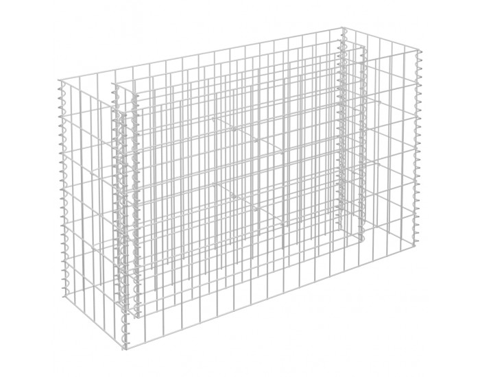 Sonata Габион повдигната леха, поцинкована стомана, 90x30x60 см