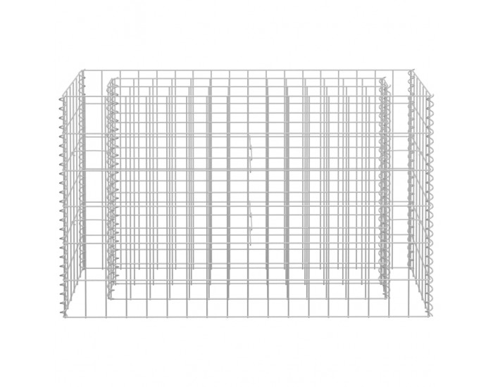 Sonata Габион повдигната леха, поцинкована стомана, 90x30x60 см