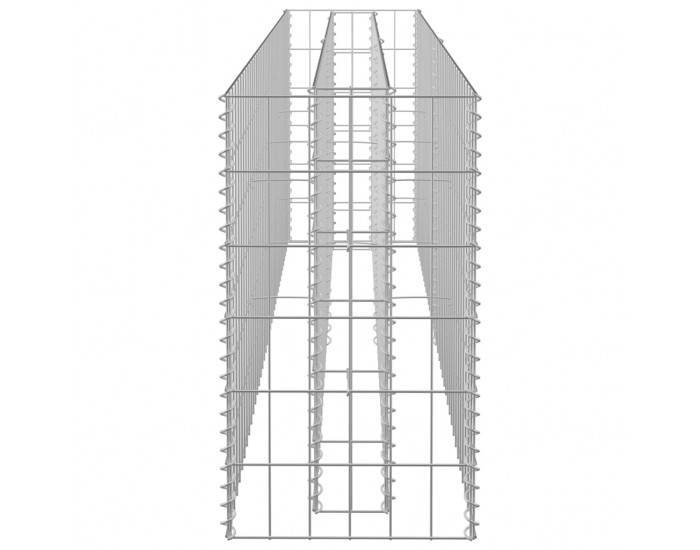 Sonata Габион повдигната леха, поцинкована стомана, 180x30x60 см
