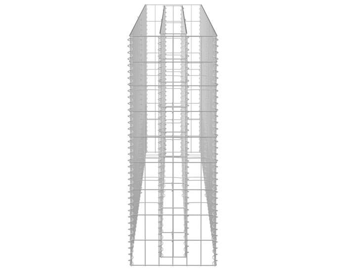 Sonata Габион повдигната леха, поцинкована стомана, 180x30x90 см