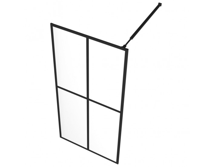 Sonata Параван за баня, закалено стъкло, 80x195 см