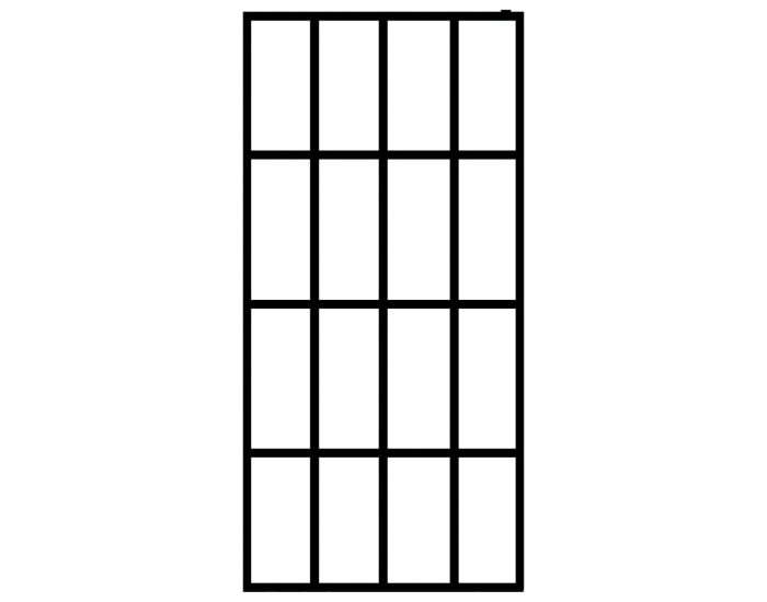 Sonata Параван за баня, закалено стъкло, 100x195 см