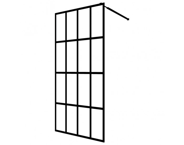 Sonata Параван за баня, закалено стъкло, 118x190 см