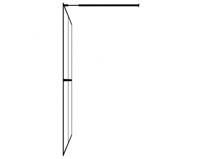 Sonata Параван за баня, закалено стъкло, 118x190 см