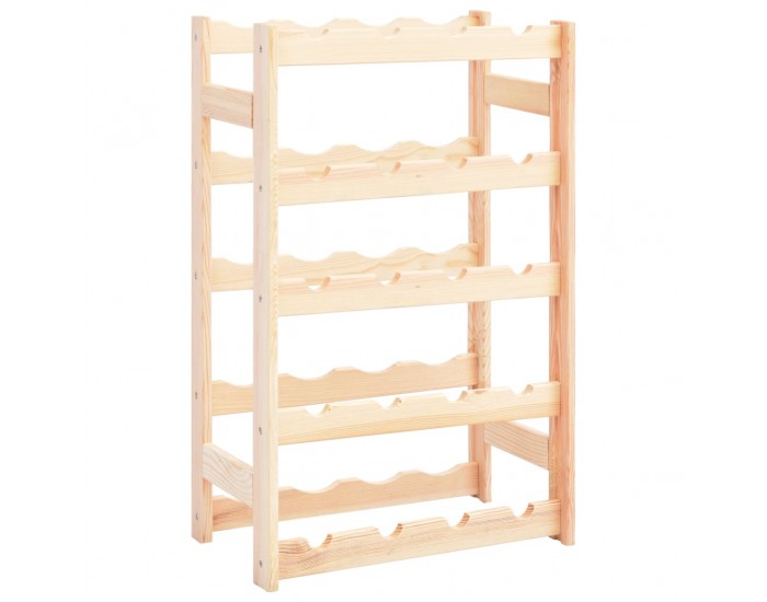 Sonata Стойка за вино за 20 бутилки, борова дървесина