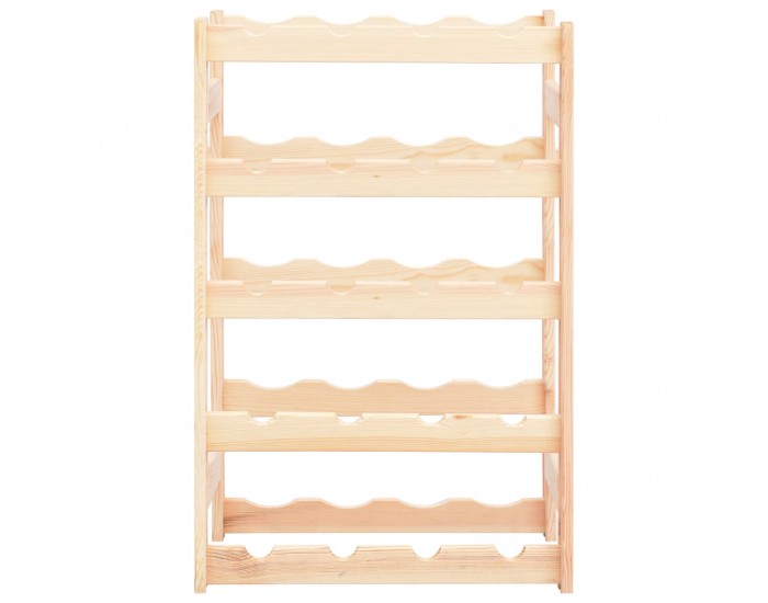 Sonata Стойка за вино за 20 бутилки, борова дървесина