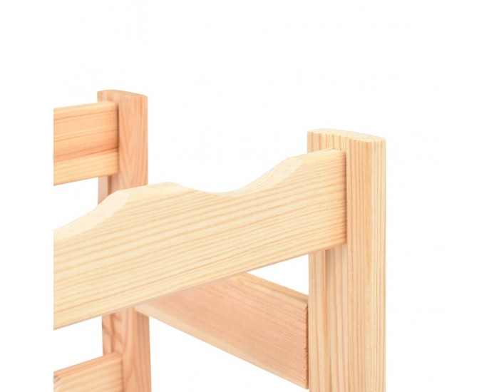 Sonata Стойка за вино за 20 бутилки, борова дървесина