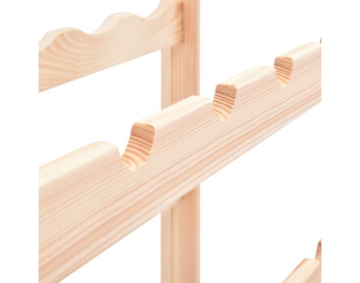 Sonata Стойка за вино за 20 бутилки, борова дървесина