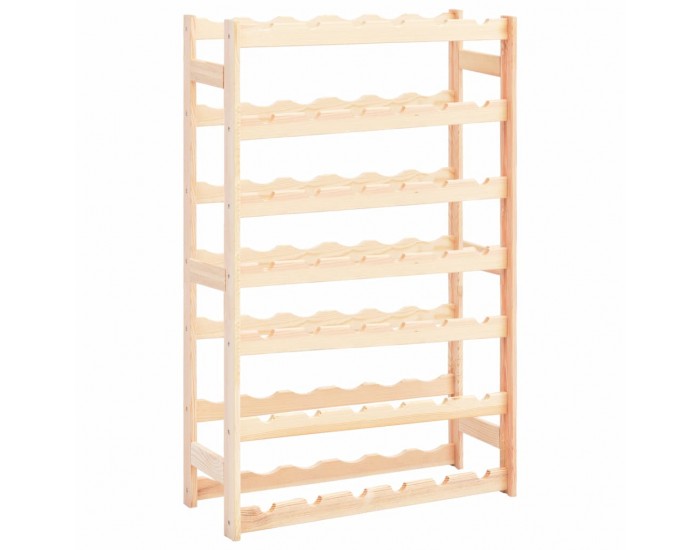 Sonata Стойка за вино за 42 бутилки, борова дървесина