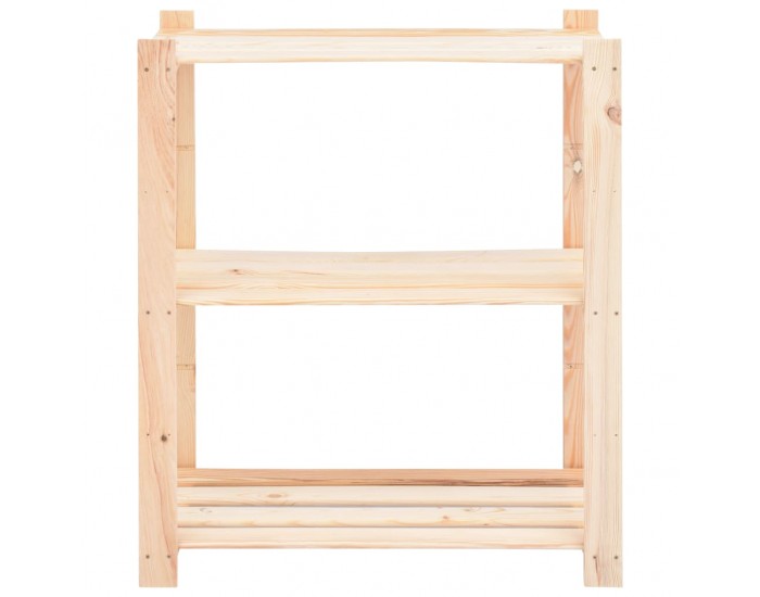 Sonata 3-етажен стелаж, 80x38x90 см, бор масив, 150 кг Sonata 3-етажен стелаж, 80x38x90 см, бор масив, 150 кг