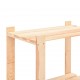 Sonata 3-етажен стелаж, 80x38x90 см, бор масив, 150 кг Sonata 3-етажен стелаж, 80x38x90 см, бор масив, 150 кг