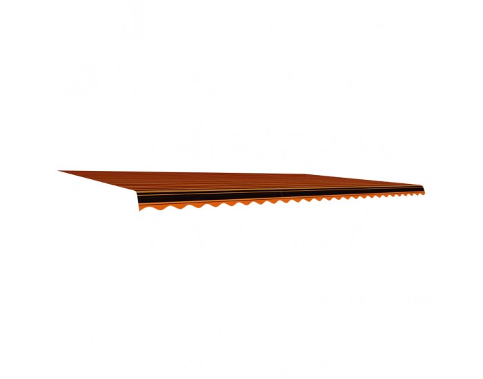 Sonata Платнище за тента и сенник, оранжево и кафяво, 600x300 см