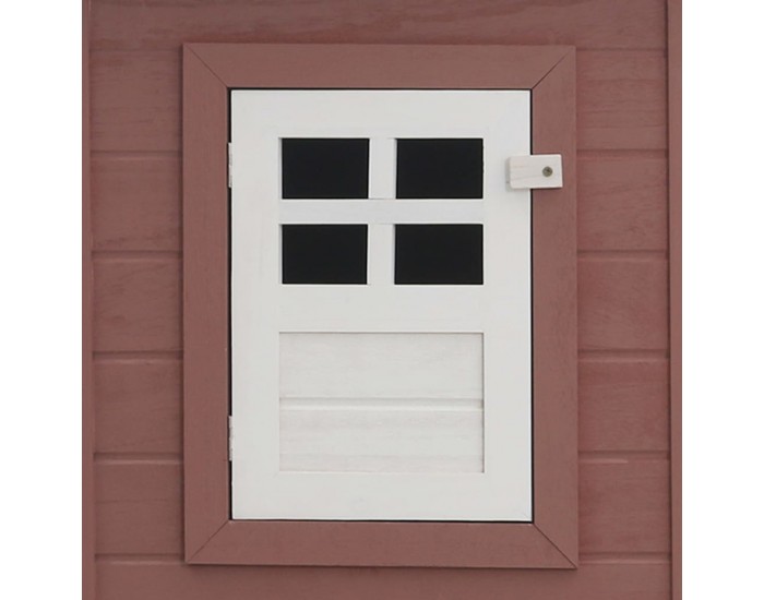 Sonata Кокошарник за открито с 1 отделение за яйца, кафяв, дървен