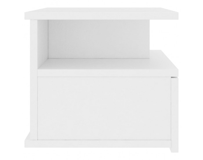 Sonata Нощно шкафче за стена, бяло, 40x31x27 см, ПДЧ