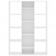Sonata Разделител за стая/библиотека, бял, 100x24x140 см, ПДЧ