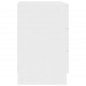 Sonata Нощно шкафче, бяло, 38x35x56 см, ПДЧ