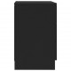 Sonata Нощни шкафчета, 2 бр, черни, 38x35x56 см, ПДЧ