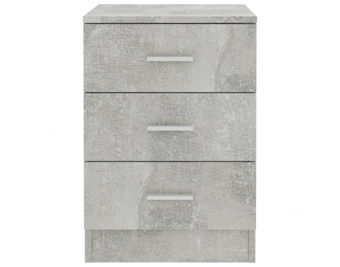 Sonata Нощни шкафчета, 2 бр, бетонно сиви, 38x35x56 см, ПДЧ