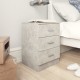 Sonata Нощни шкафчета, 2 бр, бетонно сиви, 38x35x56 см, ПДЧ