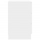 Sonata Нощни шкафчета, 2 бр, бял гланц, 38x35x56 см, ПДЧ