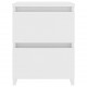 Sonata Нощни шкафчета, 2 бр, бели, 30x30x40 см, ПДЧ