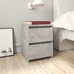 Sonata Нощно шкафче, бетонно сиво, 30x30x40 см, ПДЧ - Нощни шкафчета