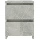 Sonata Нощни шкафчета, 2 бр, бетонно сиво, 30x30x40 см, ПДЧ