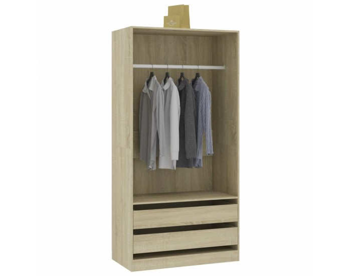 Sonata Гардероб, дъб сонома, 100x50x200 см, ПДЧ