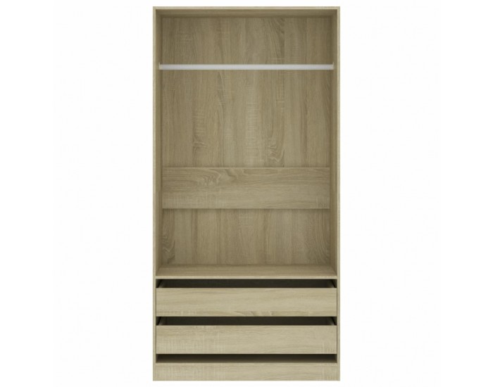Sonata Гардероб, дъб сонома, 100x50x200 см, ПДЧ