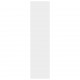 Sonata Гардероб, бяло със силен гланц, 100x50x200 см, ПДЧ