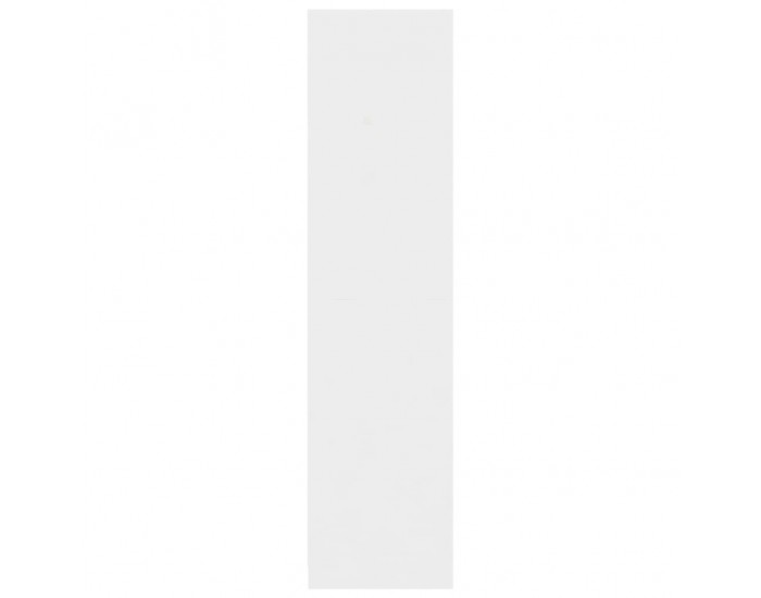Sonata Гардероб с чекмеджета, бял гланц, 50x50x200 см, ПДЧ