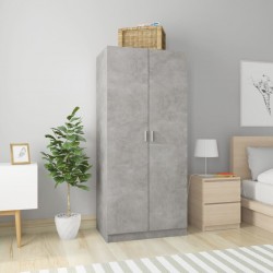 Sonata Гардероб, бетонно сив, 80x52x180 см, ПДЧ - Спалня