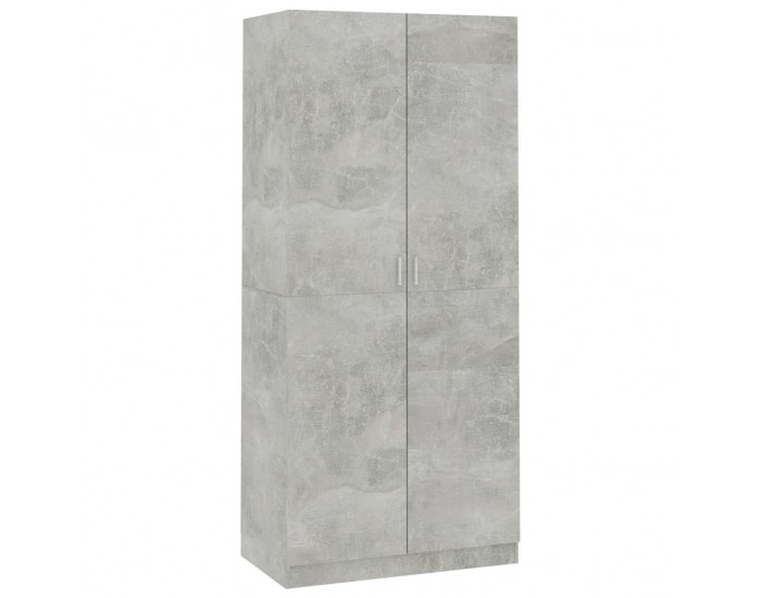 Sonata Гардероб, бетонно сив, 90x52x200 см, ПДЧ