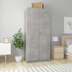 Sonata Гардероб, бетонно сив, 90x52x200 см, ПДЧ - Спалня