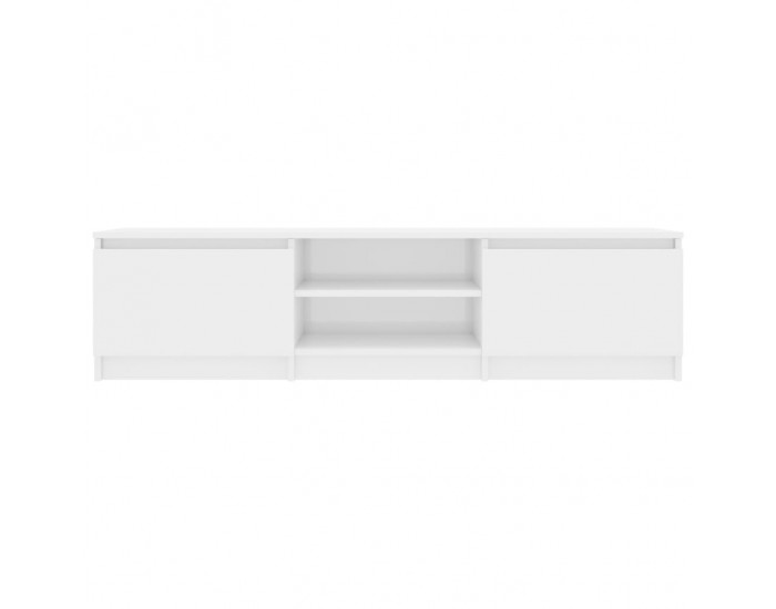 Sonata ТВ шкаф, бял гланц, 140x40x35,5 см, ПДЧ