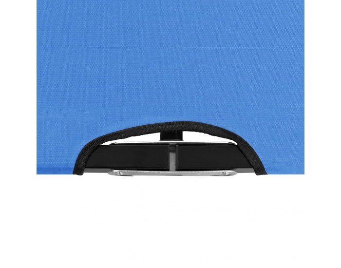 Sonata Двуместен сгъваем шезлонг, син, стомана