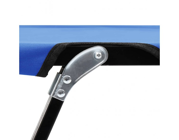 Sonata Двуместен сгъваем шезлонг, син, стомана