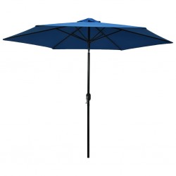 Sonata Градински чадър с метален прът, 300 см, лазурен - Градина