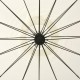 Sonata Висящ чадър за слънце, бял, 3 м, алуминиев прът