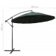 Sonata Висящ чадър за слънце, зелен, 3 м, алуминиев прът