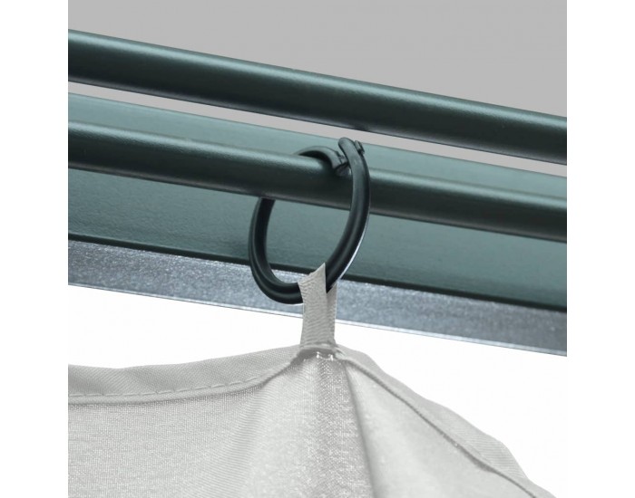 Sonata Шатра със завеси, 400х300 см, кремава, алуминий