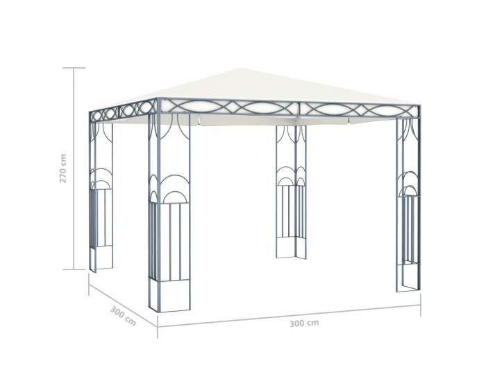Sonata Шатра, 300x300 см, кремава