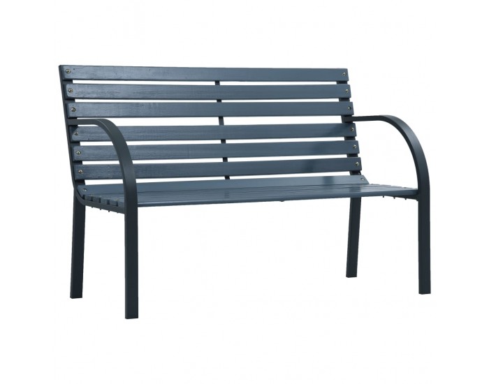 Sonata Градинска пейка, 120 cм, сива, дърво Sonata Градинска пейка, 120 cм, сива, дърво