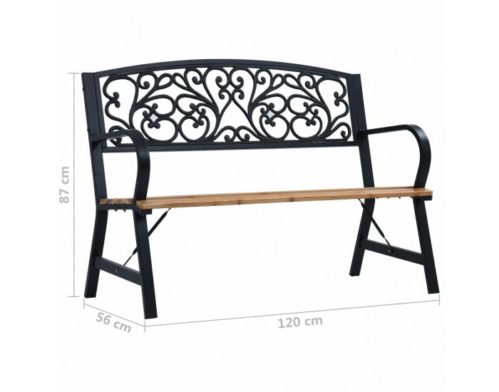 Sonata Градинска пейка, 120 cм, дърво Sonata Градинска пейка, 120 cм, дърво