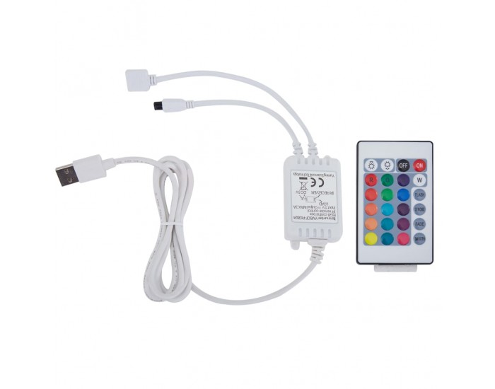 Sonata Хидравлично легло с LED капучино изкуствена кожа 180x200 cм