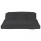 Sonata Палетни възглавници за диван, 2 бр, черни, текстил